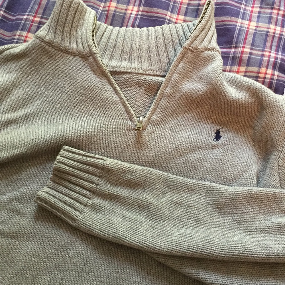 Polo Quarter Zip Pullover - image 1